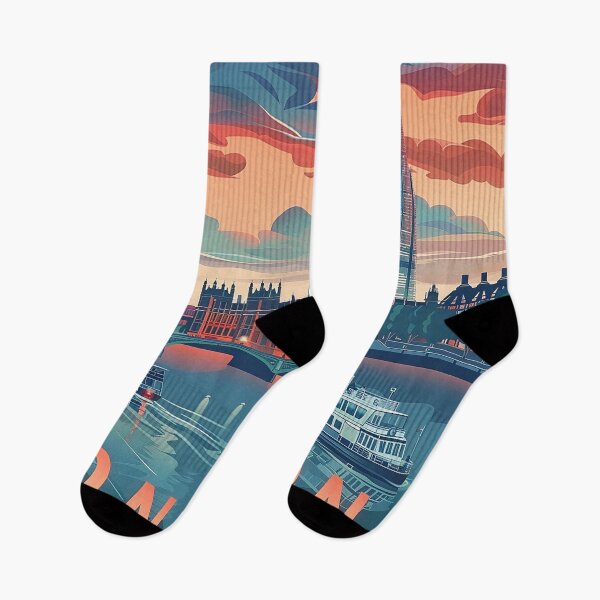 Item preview, Retro London  Illustration designed and sold by nomiraclehere.