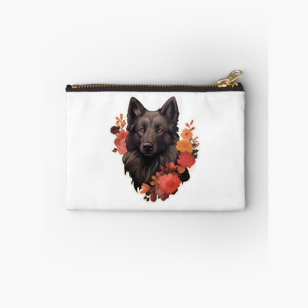 Item preview, Cute Flower Belgian Shepherd Dog Groenendael Mom Dad Guardian Angel Best Friend Doggie Paw designed and sold by SMARTKIT  DESIGNAGENCY.