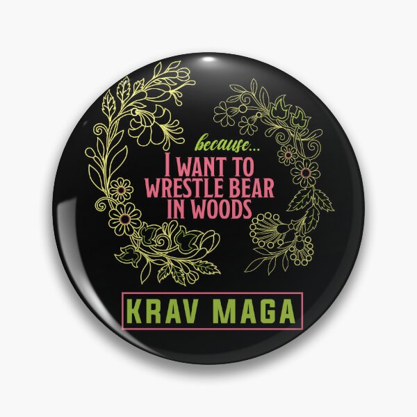 Item preview, Wrestle Bear in Woods - Krav Maga - COLOR designed and sold by printthisslogan.