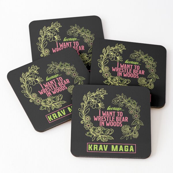 Item preview, Wrestle Bear in Woods - Krav Maga - COLOR designed and sold by printthisslogan.