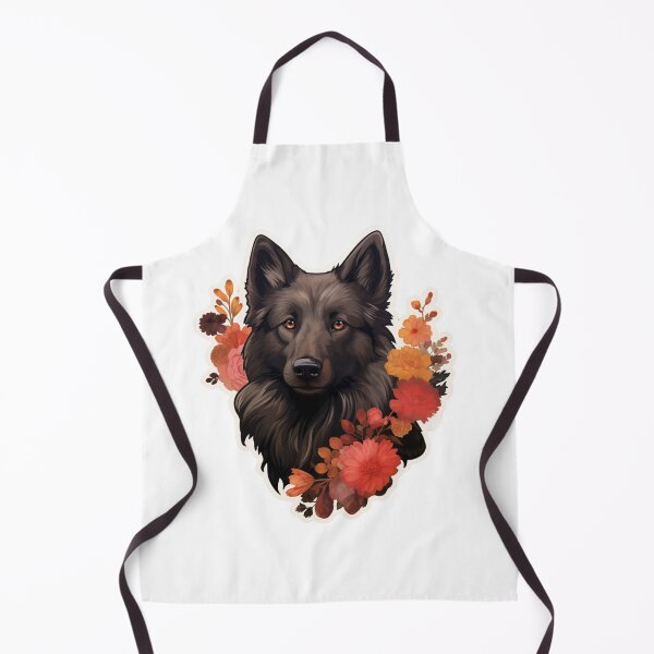 Item preview, Cute Flower Belgian Shepherd Dog Groenendael Mom Dad Guardian Angel Best Friend Doggie Paw designed and sold by SMARTKIT DESIGNAGENCY.