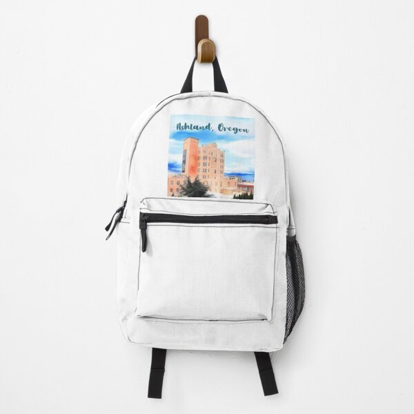 Item preview, Downtown Ashland Oregon In A Watercolor Painting Style Design designed and sold by OregonsOwn.