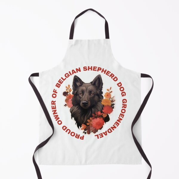 Item preview, Cute Flower Belgian Shepherd Dog Groenendael Mom Dad Guardian Angel Best Friend Doggie Paw designed and sold by SMARTKIT DESIGNAGENCY.