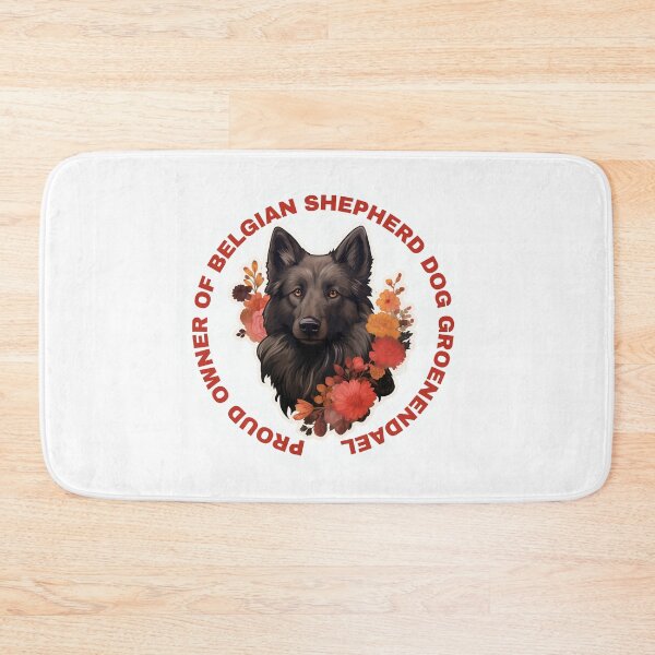 Item preview, Cute Flower Belgian Shepherd Dog Groenendael Mom Dad Guardian Angel Best Friend Doggie Paw designed and sold by SMARTKIT  DESIGNAGENCY.
