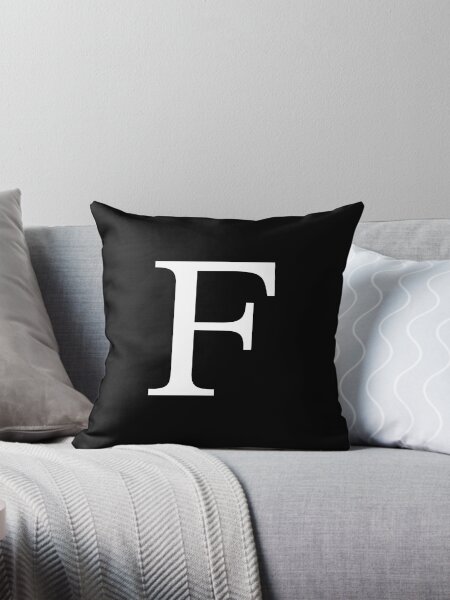 Item preview, Black Basic Monogram F designed and sold by rewstudio.