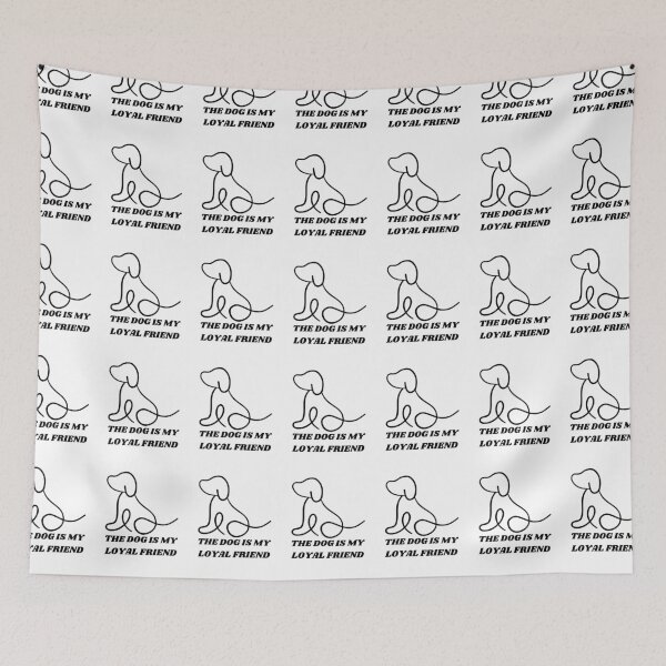 Item preview, the dog is my loyal friend designed and sold by Azozytshirt.