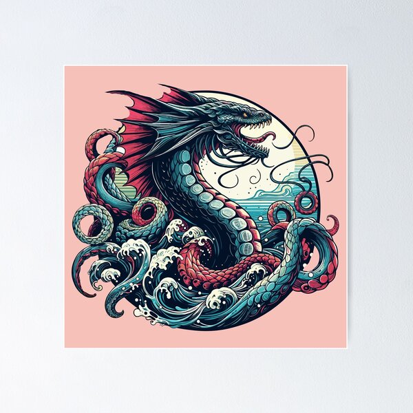 Item preview, Aquatic Dragon designed and sold by TaruHonu.