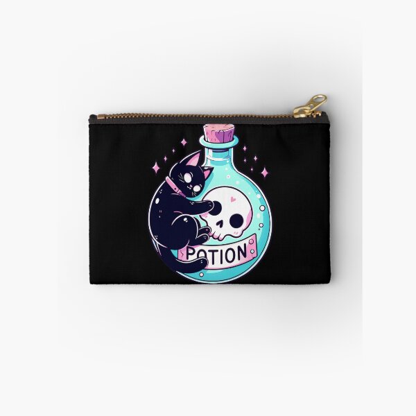Item preview, Kawaii Black Cat, Death Potion designed and sold by TomFrontierArt.