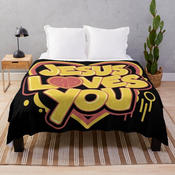 Item preview, Jesus Loves You Christian Faith God designed and sold by Quirky Shirts.