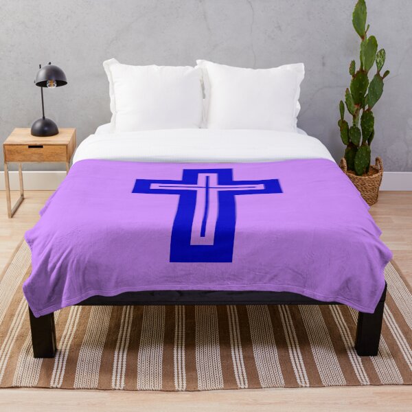 Item preview, Blue Cross of Jesus designed and sold by Pierre-Olivier Lampron.