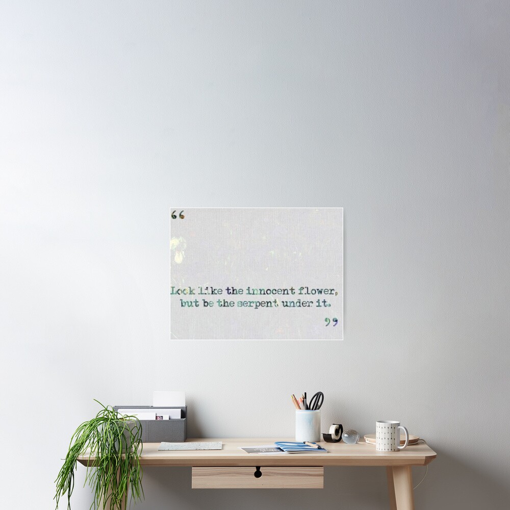 Lady Macbeth Quote Poster