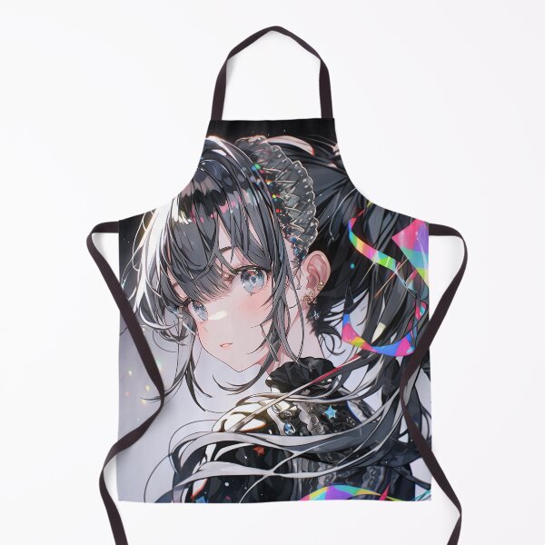 Item preview, Iridescent Holographic Twintails Anime Girl designed and sold by bubblegoth.