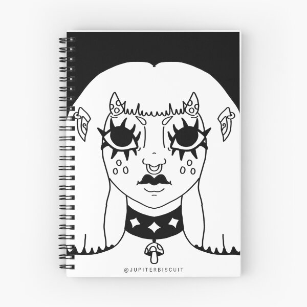 Item preview, Black and white demon girl designed and sold by Reina Patrick.