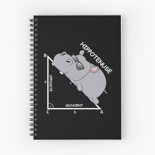 Artikelvorschau, Hippotenuse | Nilpferd, Pythagoras, lustige Bilder, lustige Sprüche entworfen und verkauft von WeiderMerch.