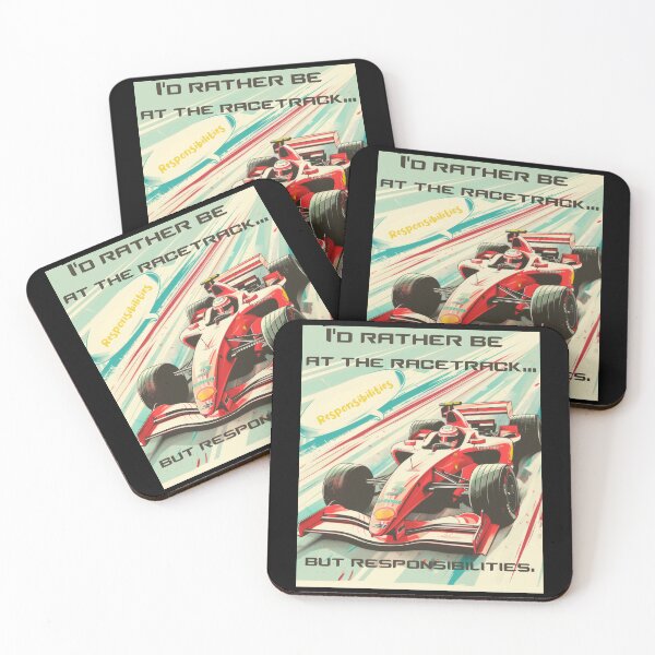 Item preview, Formula One - I'd rather be at the racetrack... but responsibilities. designed and sold by Marcin Kulka.