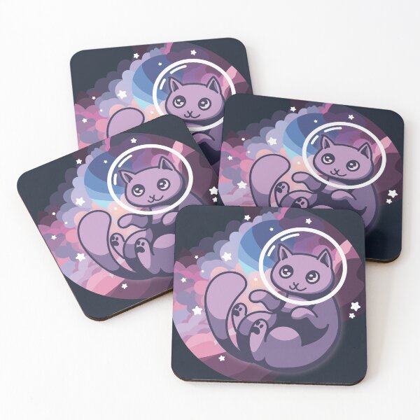 Item preview, Cosmic Kitty the Astronaut Amongst the Stars designed and sold by TazandJason.