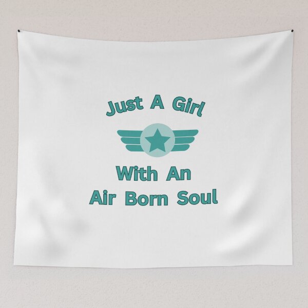 Item preview, Just a girl with an air born soul, green designed and sold by taritingle.