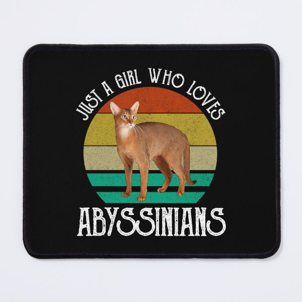 Item preview, Just A Girl Who Loves Abyssinians designed and sold by Cat Lady Designs.