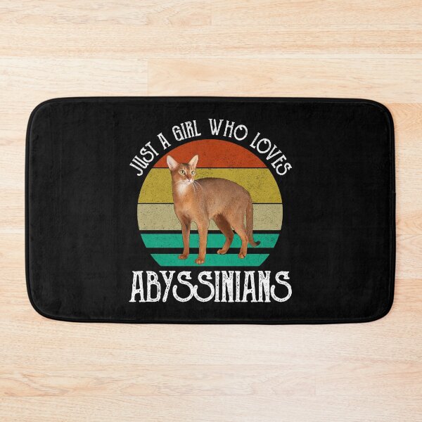 Item preview, Just A Girl Who Loves Abyssinians designed and sold by Cat Lady Designs.