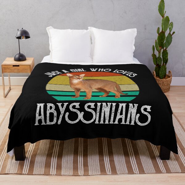 Item preview, Just A Girl Who Loves Abyssinians designed and sold by Cat Lady Designs.