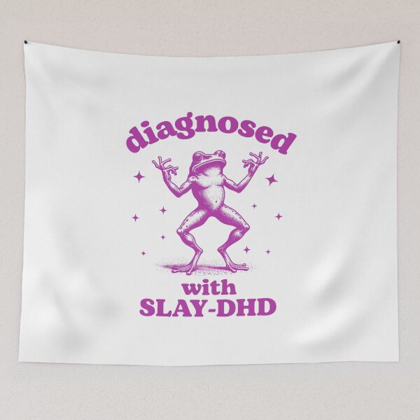 Item preview, Diagnosed With Slay- DHD - Funny ADHD designed and sold by MisterrAB.