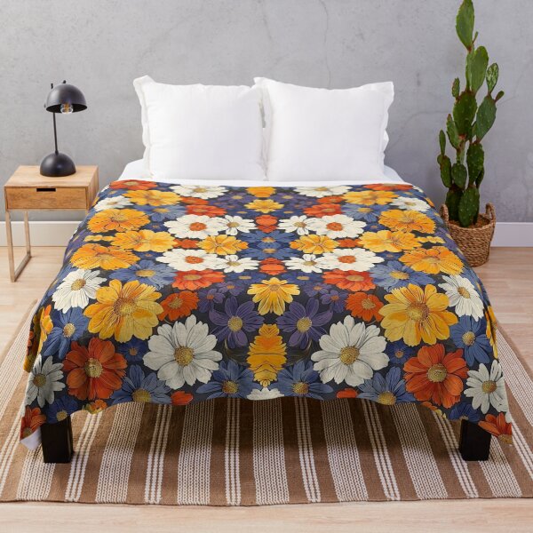 Item preview, Waterproof flowers. Retro Groovy pattern. designed and sold by AnnDart.