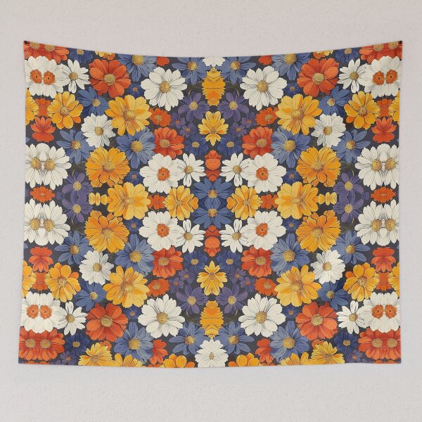 Item preview, Waterproof flowers. Retro Groovy pattern. designed and sold by AnnDart.