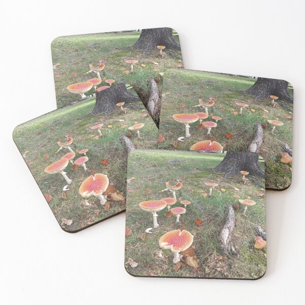 Item preview, Toadstool mushrooms. designed and sold by MyHappyArtShop.