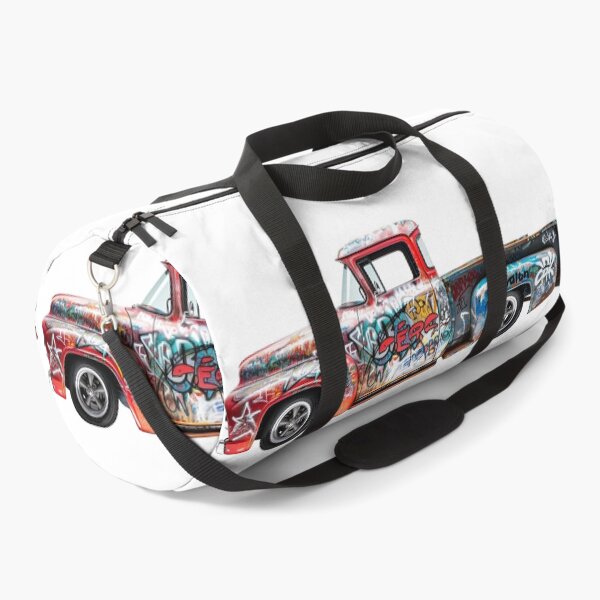 Item preview, Graffiti Vintage F100 Art Print - Retro Street Style designed and sold by 33wolvesdesigns.