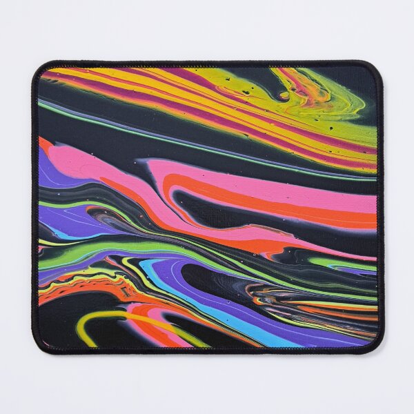 Item preview, Fluid Background Psychodelic Colorful Waves Art by MaNa Classic T-shirt designed and sold by MAGness.