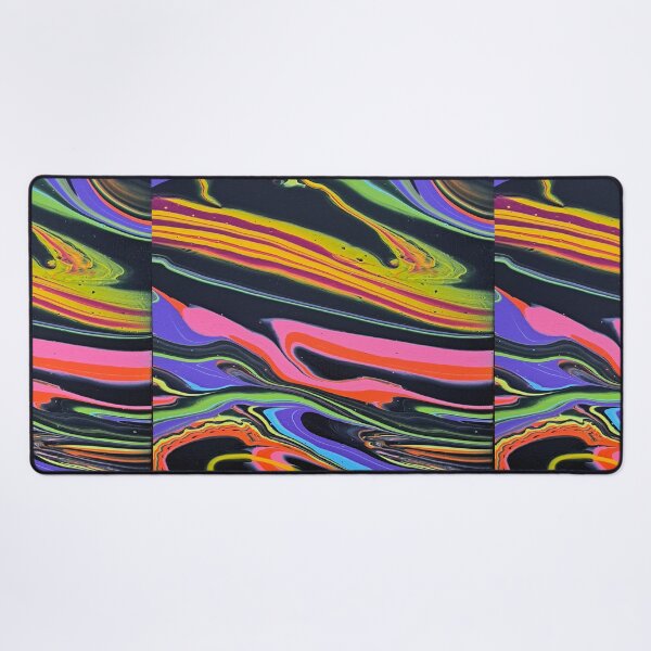 Item preview, Fluid Background Psychodelic Colorful Waves Art by MaNa Classic T-shirt designed and sold by MAGness.