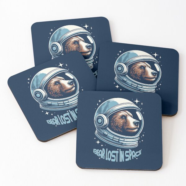Item preview, Bear lost in space designed and sold by netrok.