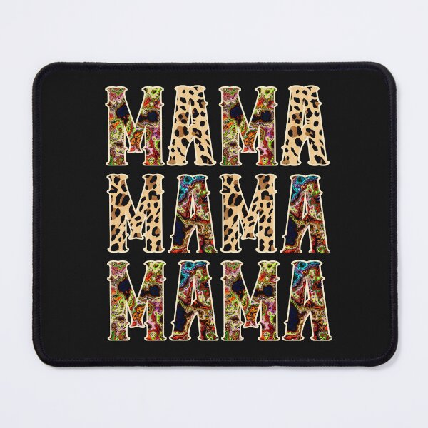 Item preview, Mama, Retro Mixed Color Splash Leopard Print Design designed and sold by Raise2Shine.