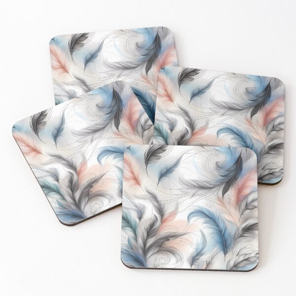 Item preview, Feather design.  designed and sold by ShazellArt.