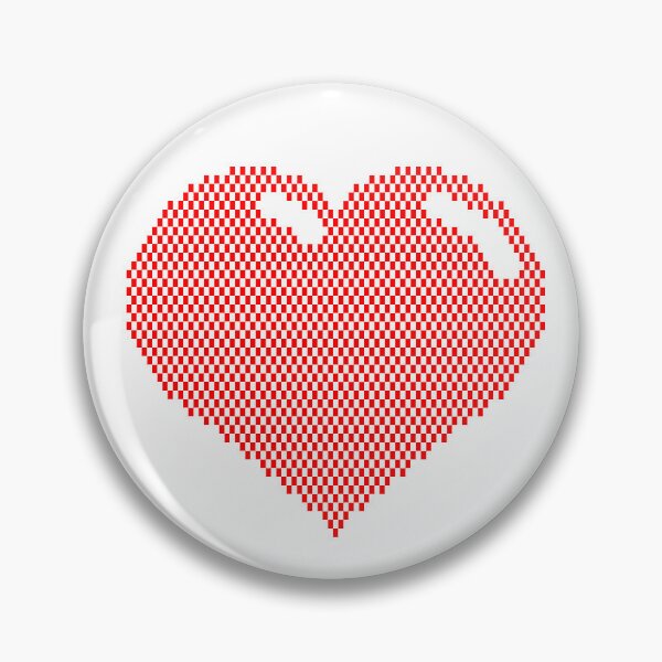 Item preview, Retro Printer Heart (Simply Red) designed and sold by M-Greco.