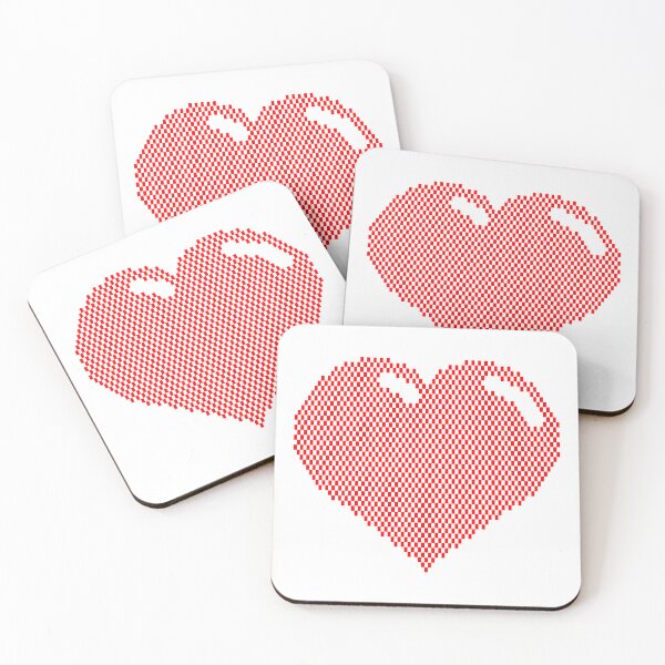 Item preview, Retro Printer Heart (Simply Red) designed and sold by M-Greco.