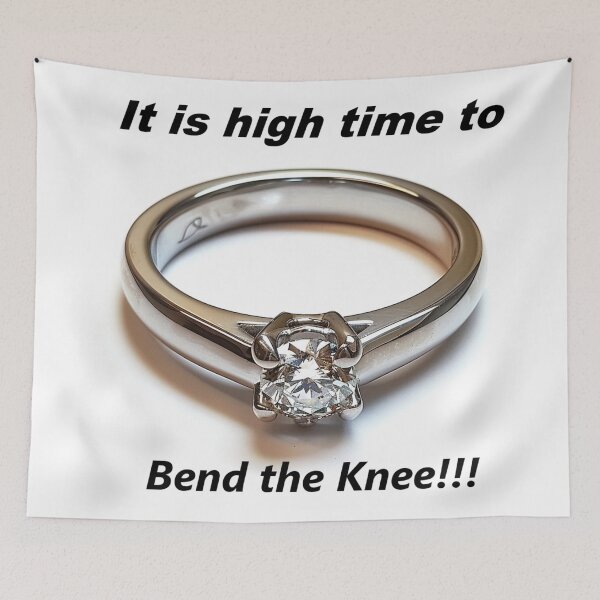 Item preview, Bend the Knee design designed and sold by BartHugoKnight.