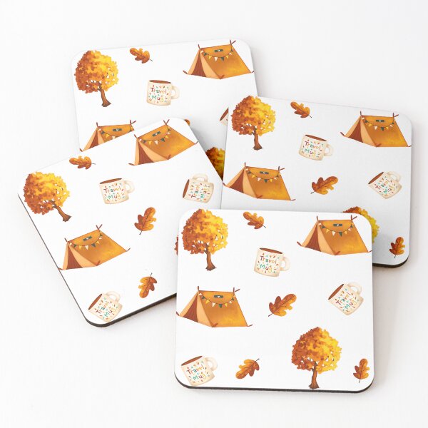 Item preview, Camping autumn pattern designed and sold by stsuzirya.