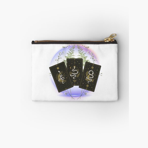 Item preview, Snake tarot with baby’s breath and ferns designed and sold by WildWoodlandWitch.