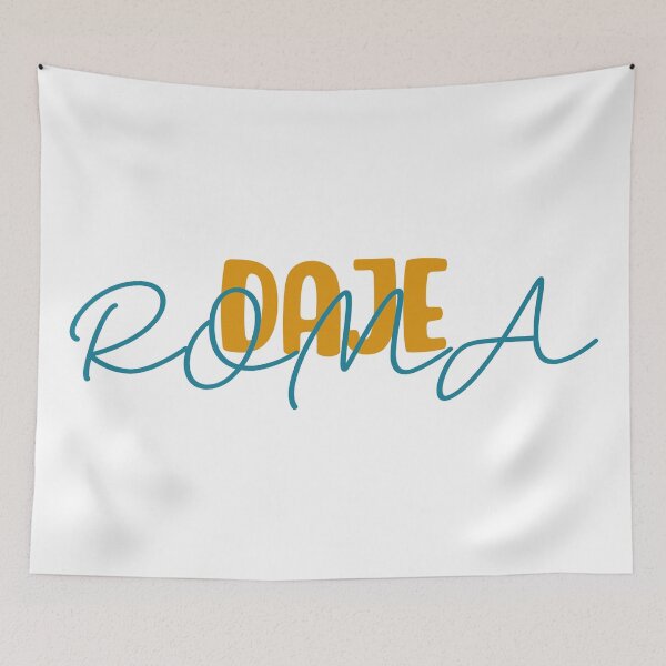 Item preview, DAJE Roma blue and orange designed and sold by LuckyFamily.