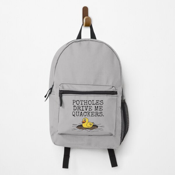 Item preview, Potholes Drive Me Qackers, Driver Motorist Duck Funny designed and sold by doodlerob.