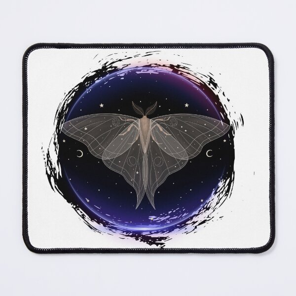 Item preview, Galactic Lunar Moon Moth designed and sold by WildWoodlandWitch.
