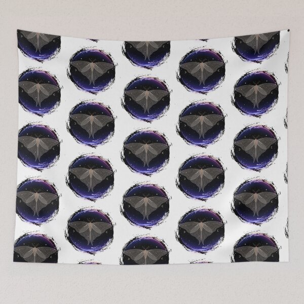 Item preview, Galactic Lunar Moon Moth designed and sold by WildWoodlandWitch.