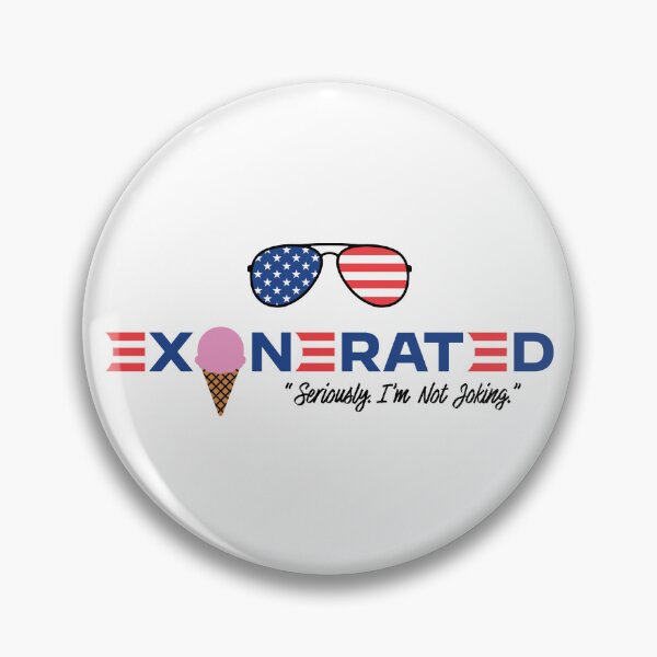 Item preview, Joe Biden: "Exonerated. Seriously. I'm not joking" (best on light) designed and sold by mohawkcrew.