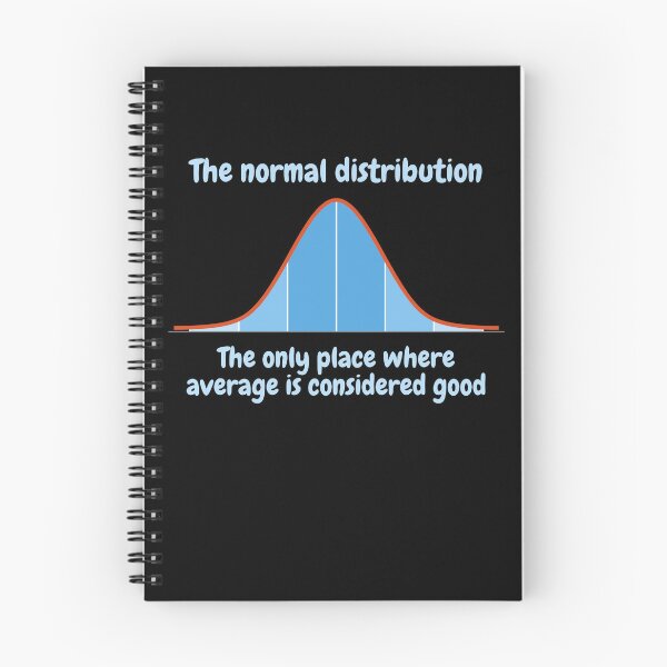 Item preview, The normal distribution, the only place where average is considered good designed and sold by NoetherSym.