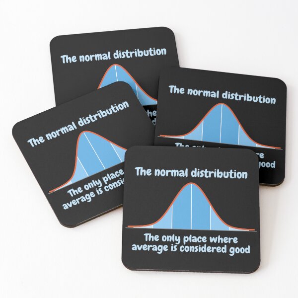 Item preview, The normal distribution, the only place where average is considered good designed and sold by NoetherSym.