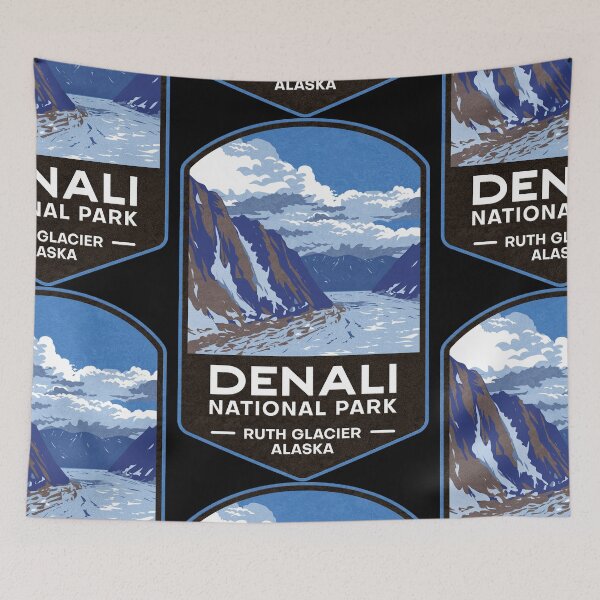 Item preview, Denali National Park Ruth Glacier designed and sold by JordanHolmes.