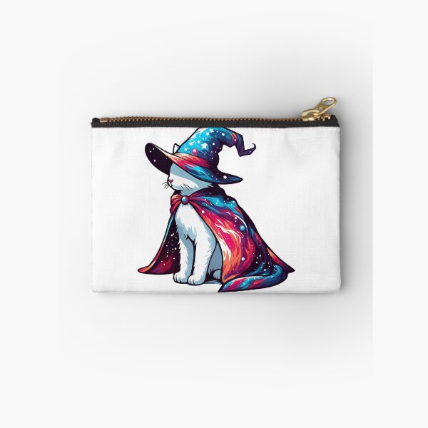 Item preview, Cute White Cosmic Cat Wizard designed and sold by TomFrontierArt.
