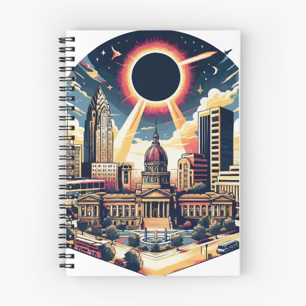 Item preview, bloomington solar eclipse 2024 designed and sold by TshirtTalkYou.
