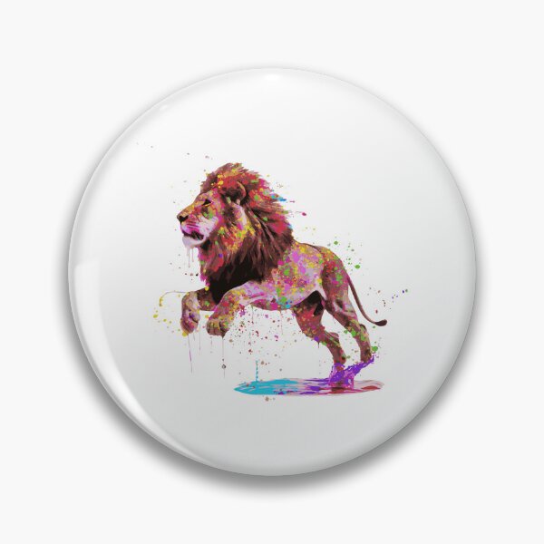 Item preview, Lion Stain Tee designed and sold by LuxeDigiArt.